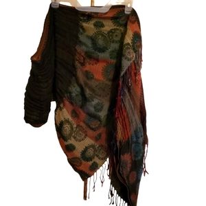 2 For $20! scarf with stretchy neckline